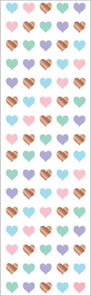 STRIP RF ROSE GOLD MICRO HEARTS