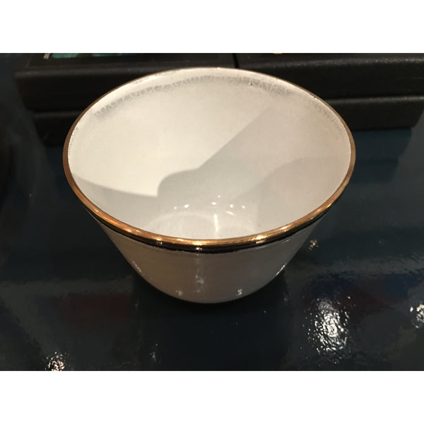 White Porcelain Series Glass Bowl