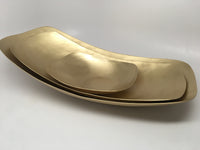 Squircle Elongated Brass Platter