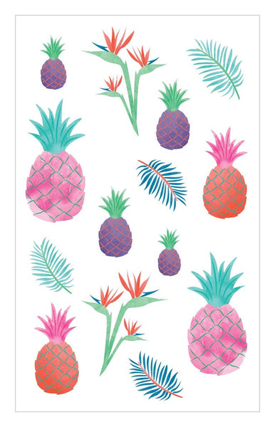 Roll Watercolor Pineapples